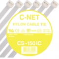 เคเบิ้ลไทร์ 6” (3.6 x 150 มม.) สีขาว (C-NET Cable Tie) 